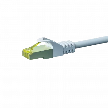 Cablu de rețea DSIT RJ45 S/FTP PiMF cu cablu brut CAT 7, 50 m, alb (DC-72-500)