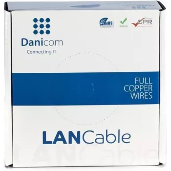 Cablu de rețea DSIT DANICOM CAT5E FTP 50m PVC flexibil (Fca)