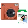 Aparat foto instant Fujifilm Instax Square SQ1, portocaliu teracotă, cu film (70100148679)