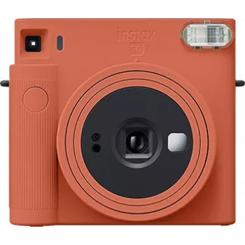 Aparat foto instant Fujifilm Instax Square SQ1, portocaliu teracotă, cu film (70100148679)
