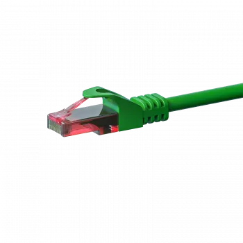 Cablu patch de rețea DSIT CAT6 U/UTP, 0,25 m, verde, 100% cupru