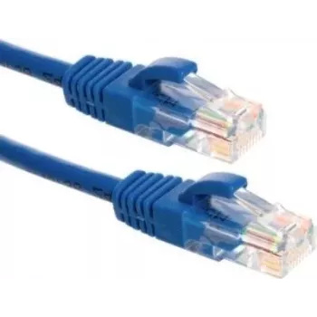Cablu de rețea DSIT CAT6a 100% cupru - U/UTP - 1 metru - albastru (DC-U6A4-010)