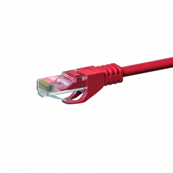 Cablu de rețea DSIT CAT 6 U/UTP, 2m, roșu, CCA - cablu patch Ethernet RJ45