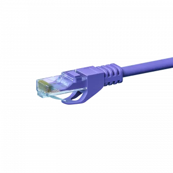 Cablu de rețea DSIT CAT 6 U/UTP, 2m, violet, CCA, RJ45, 1 Gbit/s