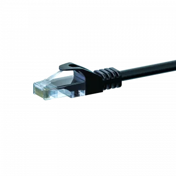 Cablu de rețea DSIT DC-50-005 CAT5e U/UTP, 0,5 m, negru, 100% cupru