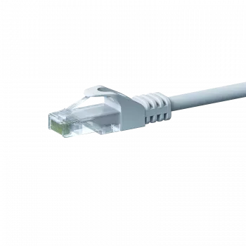 Cablu de rețea DSIT CAT5e U/UTP 15m alb 100% cupru Gigabit Ethernet RJ45 cablu patch