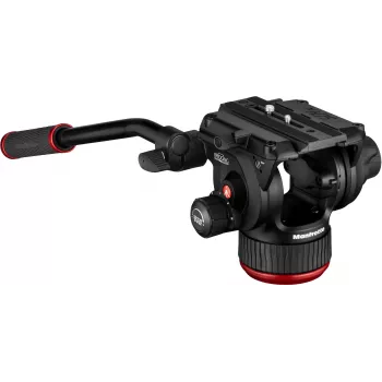 Cap treppiedi Manfrotto MVH504XAH 504X, aluminiu, negru