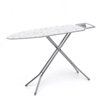 Masă de călcat pliantă Rayen 113 x 34 cm cu înălțime reglabilă și suport pentru fier