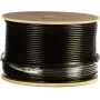Cablu de instalare exterior DSIT CAT7 S/FTP 305m, cupru masiv, manta PE, Fca, dublu ecranat, 10 Gbit/s, negru