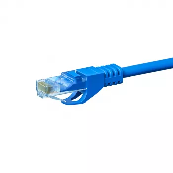 Cablu patch de rețea DSIT CAT5e U/UTP, 20 m, albastru, 100% cupru (DC-54-200)