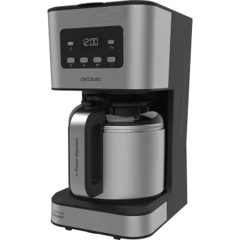 Cecotec Coffee 66 Drop & Thermo Time Drip Coffee Maker, 1.2L Thermal Carafe, 950W, Stainless Steel/Black