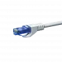 Cablu patch DSIT UTP CAT6a 2m alb - 100% cupru DC-U6A2-002