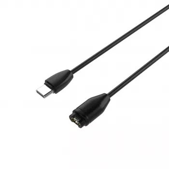 Cablu de încărcare FIXED USB-C la Garmin 2m negru - Forerunner Fenix Venu Vivoactive Instinct