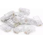 Conector de rețea DSIT DANICOM UTP RJ45 CAT6 Pass Through pentru cabluri flexibile - 10 bucăți (DC-RJ45-UTP6-PT-10PCE)
