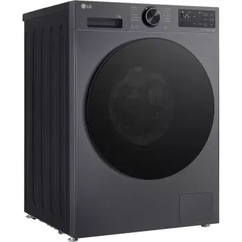 LG F4WX709YB 9kg Front Load Washing Machine with AI DD™, Steam™, Wi-Fi, Graphite
