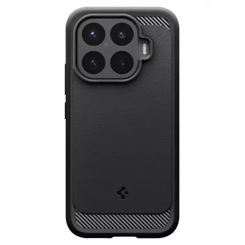 Husă SPIGEN Rugged Armor pentru Xiaomi 17T Pro, neagră mat, ACS11869