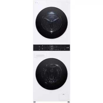 Mașină de spălat cu uscător LG WashTower WT1210WWF cu Wi-Fi, 12kg, cu pompă de căldură, albă