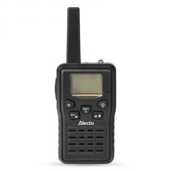 Set stații radio Alecto FR200BK 2-Pack, rază de acțiune 10 km, PMR446, negru