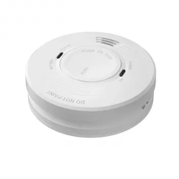 Alecto SDV10 Mains Powered Photoelectric Smoke Detector with 5-Year Battery Backup