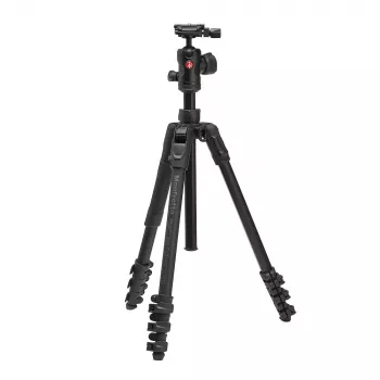 Trepied din aluminiu Manfrotto Befree cu 4 secțiuni și cap cu bilă 494 (MKBFRLA4FB-BH)