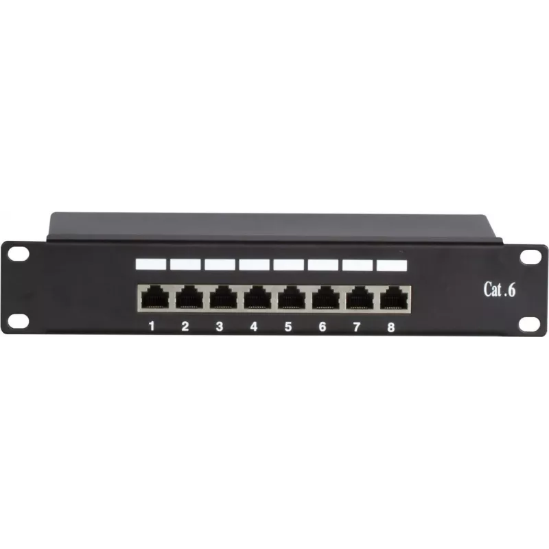 Patch panel DSIT DS-10Patch6-8FTP 10 inci 8 porturi FTP CAT6