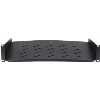 Raft fix DSIT DS-FH2U400 2U pentru rack-uri de perete cu adâncime de 600 mm, adâncime 400 mm, negru