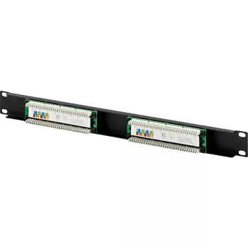 Patch panel DSIT DS-Patch5-16UTP 19 inci 1U CAT5e UTP 16 porturi, negru