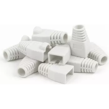 Manta cablu DSIT DANICOM RJ45, alb, 10 bucăți (DC-RJ45-BOOT-WHITE-10PCE)