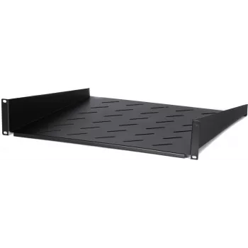 DSIT DS-FH2U450 2U Fixed Shelf for 600mm Deep Wall-Mount Cabinets, 450mm Depth, Black