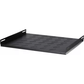 DSIT DS-FH60Wand 1U Fixed Shelf for 600mm Deep Wall-Mount Cabinets, 25kg Load, Black