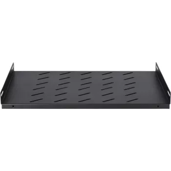 DSIT DS-FH60Wand 1U Fixed Shelf for 600mm Deep Wall-Mount Cabinets, 25kg Load, Black