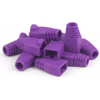 Manșetă de protecție anti-îndoire DSIT DANICOM RJ45, mov, pachet de 10