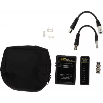 Tester de cabluri de rețea DSIT DC-CABLETEST-PRO pentru U/UTP, F/UTP și SF/UTP, Cat5/Cat6