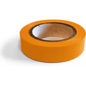 Bandă izolatoare electrică DSIT DC-Tape-Orange, 10 m x 19 mm, PVC, portocaliu