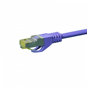 Cablu patch de rețea DSIT Cat.7 S/FTP PiMF RJ45, violet, 10m (DC-78-100)