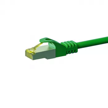 Cablu de rețea DSIT Cat.7 S/FTP (PiMF) RJ45, verde, 20 m