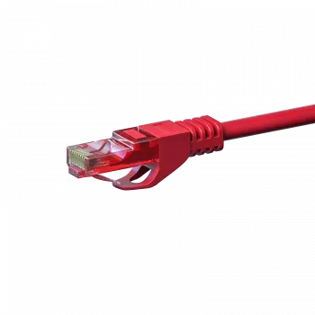Cablu patch Ethernet DSIT CAT6 100% cupru U/UTP 1 m roșu (DC-65-010)
