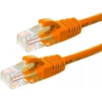 Cablu de rețea DSIT CAT6 100% cupru - U/UTP - 7,5 m - portocaliu (DC-66-075)