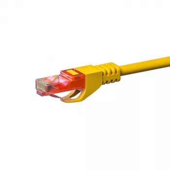 Cablu de rețea DSIT DC-67-100 CAT6 U/UTP, 10 m, galben, 100% cupru