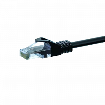Cablu de rețea DSIT CAT 6 U/UTP - 2 metri - negru - CCA (DC-C60-020)