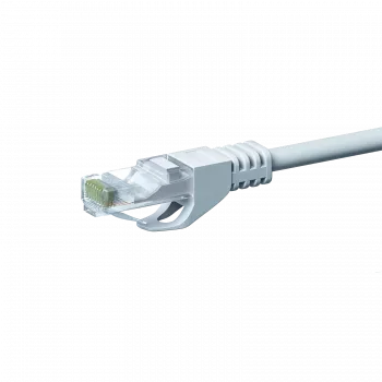 Cablu patch Ethernet DSIT CAT5e U/UTP, 0,25 m, alb, 100% cupru, RJ45, Gigabit