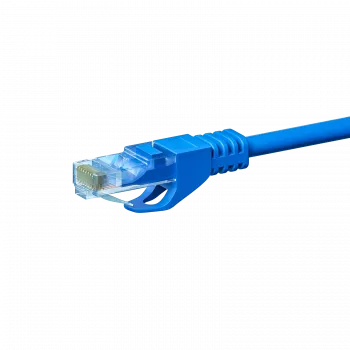 Cablu de rețea DSIT CAT5e U/UTP 10 m albastru 100% cupru (DC-54-100)
