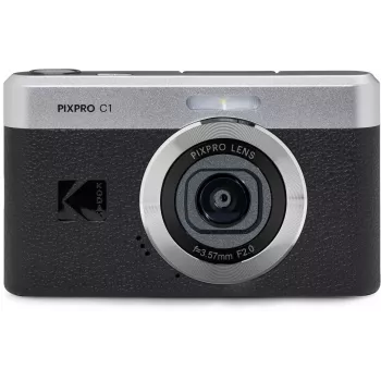 KODAK PixPro C1 Black Compact Digital Camera with 16GB SDHC Card