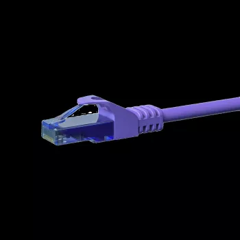 Cablu patch Ethernet DSIT CAT6a, U/UTP, cupru 100%, 1 m, violet (DC-U6A8-010)
