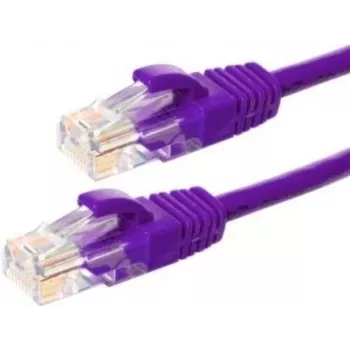 Cablu patch de rețea DSIT CAT6 U/UTP, 1,5 m, violet, cupru 100%