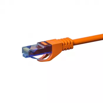 Cablu de rețea DSIT CAT6a cupru 100%, U/UTP, 10 m, portocaliu (DC-U6A6-100)
