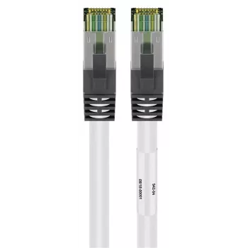 Cablu de rețea DSIT RJ45 S/FTP PiMF CAT 8 cablu brut alb 3m