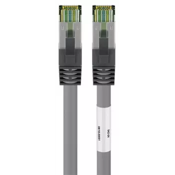 Cablu patch de rețea DSIT CAT 8 S/FTP PiMF RJ45 gri 3m