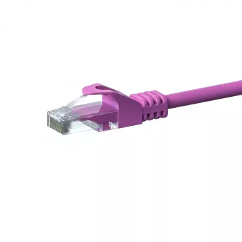 Cablu de rețea DSIT CAT 6 U/UTP - 15 metri - roz - CCA (DC-C69-150)
