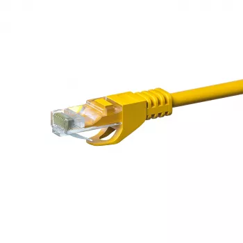 Cablu de rețea DSIT CAT5e U/UTP 50m galben 100% cupru